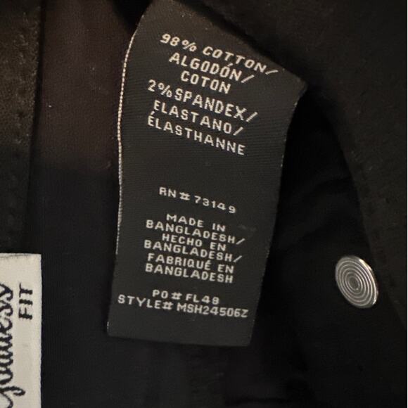 One5One Love My Fit Goddess Fit Cotton Stretch Casual Shorts Black Size 12 / 31 - Picture 10 of 10